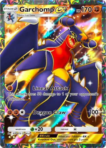 Garchomp ex (a2a-084) card in Pokémon TCG Pocket