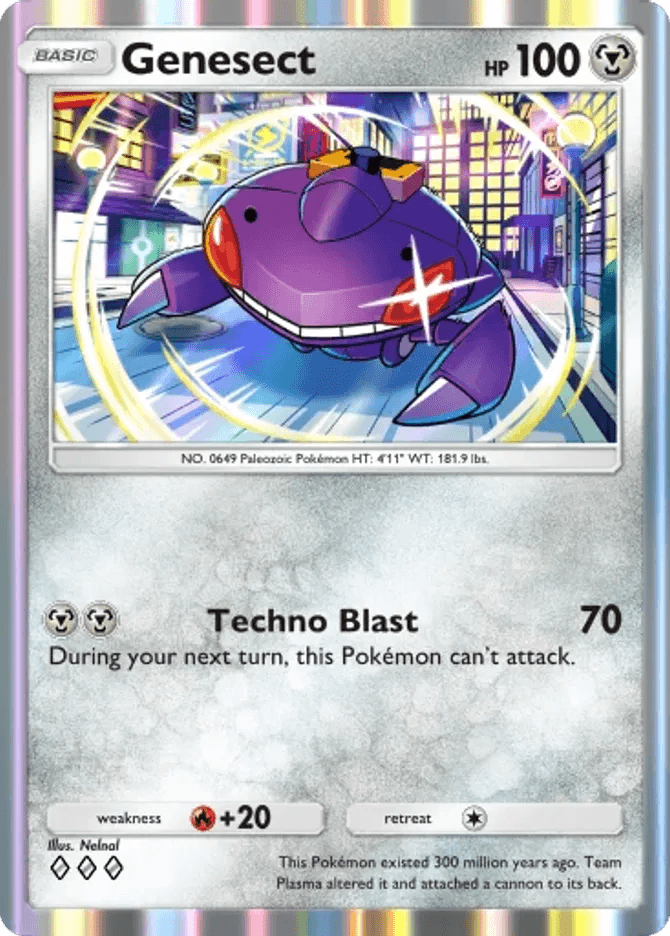 Genesect card by Nelnal
