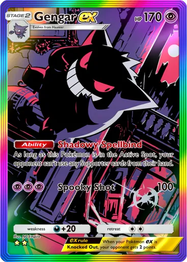 Gengar ex (a1-277) card in Pokémon TCG Pocket