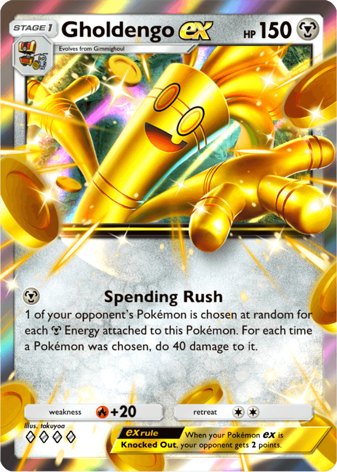 Gholdengo ex (b2a-078) card in Pokémon TCG Pocket