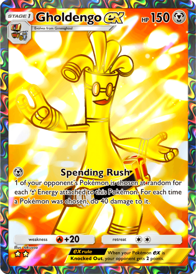 Gholdengo ex (b2a-104) card in Pokémon TCG Pocket