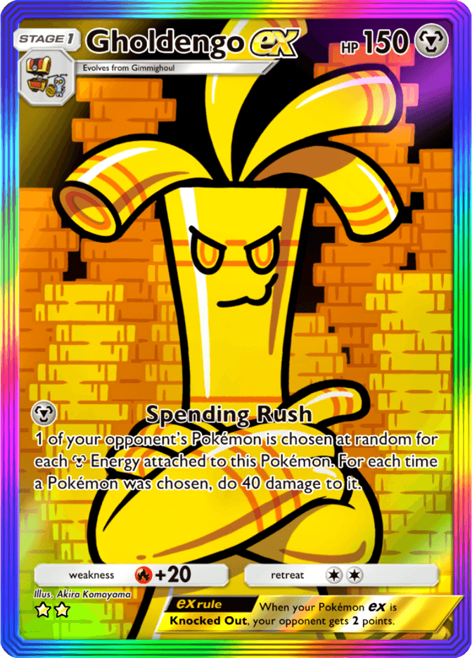 Gholdengo ex (b2a-114) card in Pokémon TCG Pocket