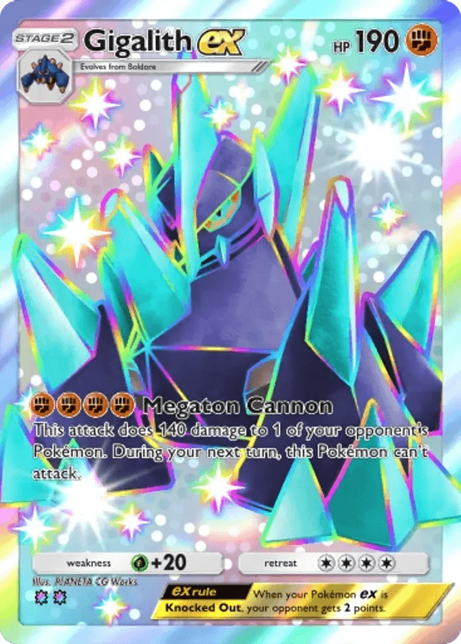 Gigalith ex (b4-229) card in Pokémon TCG Pocket