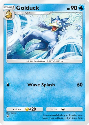 Golduck (b1-049) card in Pokémon TCG Pocket