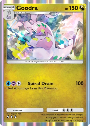 Goodra (b1-179) card in Pokémon TCG Pocket