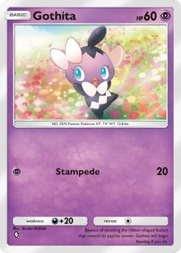 Gothita (b1-112) card in Pokémon TCG Pocket