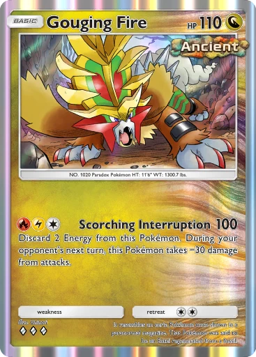 Gouging Fire (b3a-054) card in Pokémon TCG Pocket