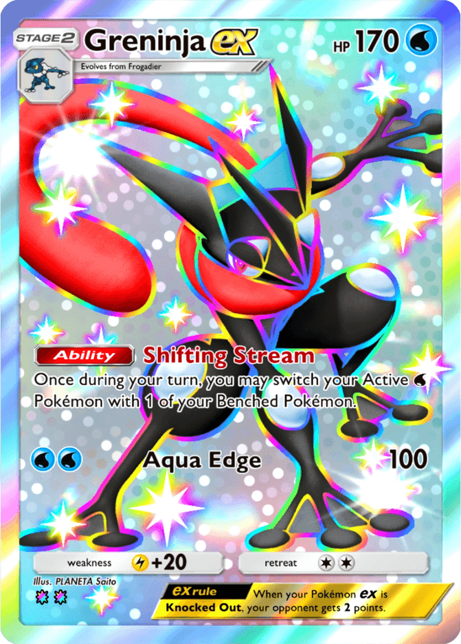 Greninja ex (b3-227) card in Pokémon TCG Pocket