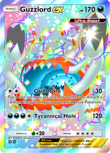 Guzzlord ex (b1a-100) card in Pokémon TCG Pocket