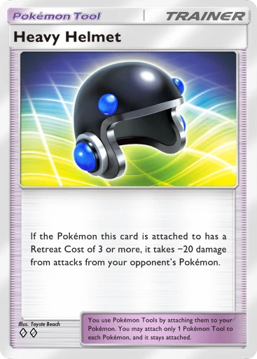 Heavy Helmet (b1-219) card in Pokémon TCG Pocket