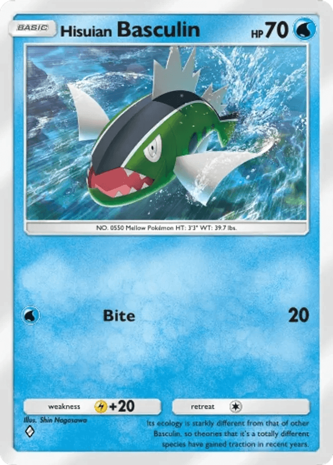 Hisuian Basculin (b4a-017) card in Pokémon TCG Pocket