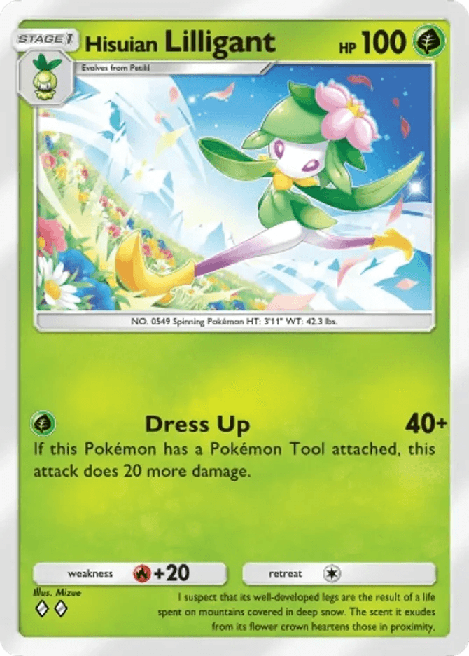 Hisuian Lilligant (b3b-007) card in Pokémon TCG Pocket