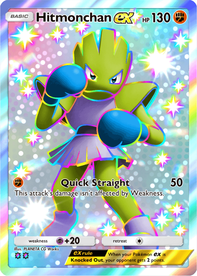 Hitmonchan ex (b3-229) card in Pokémon TCG Pocket