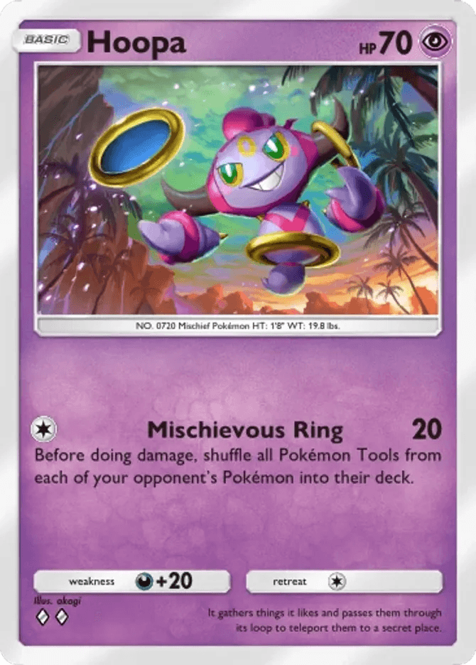 Hoopa (b4-077) card in Pokémon TCG Pocket