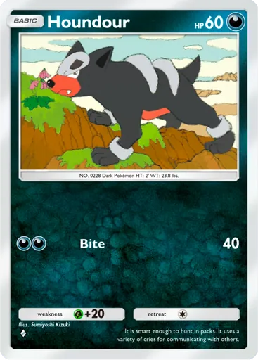 Houndour (a4-117) card in Pokémon TCG Pocket