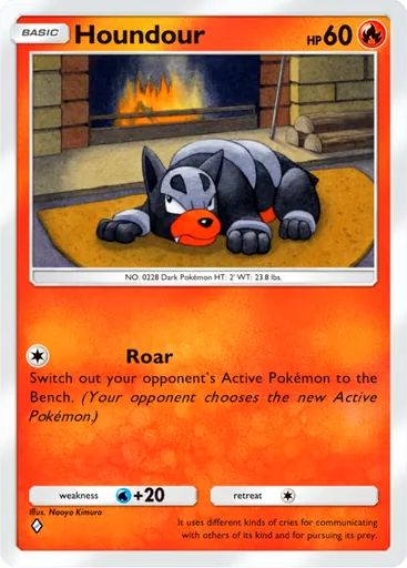 Houndour (b1a-015) card in Pokémon TCG Pocket