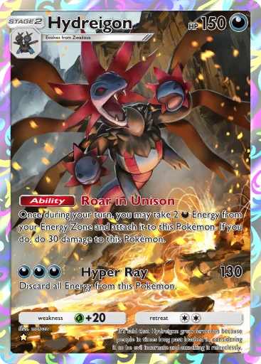 Hydreigon (b1-245) card in Pokémon TCG Pocket