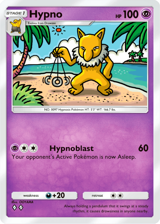 Hypno card by OOYAMA