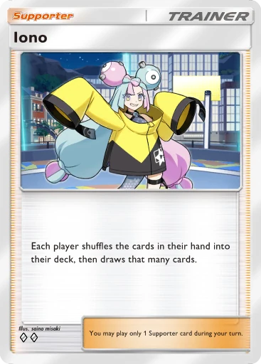 Iono (a4b-340) card in Pokémon TCG Pocket