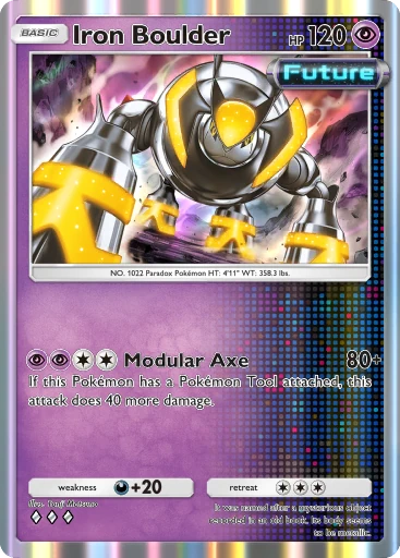 Iron Boulder (b3a-029) card in Pokémon TCG Pocket
