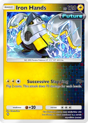 Iron Hands (b3a-017) card in Pokémon TCG Pocket