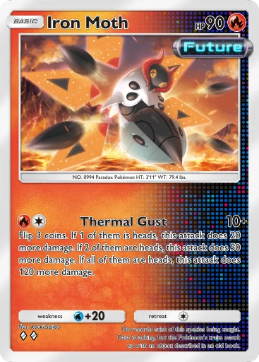 Iron Moth (b3a-005) card in Pokémon TCG Pocket