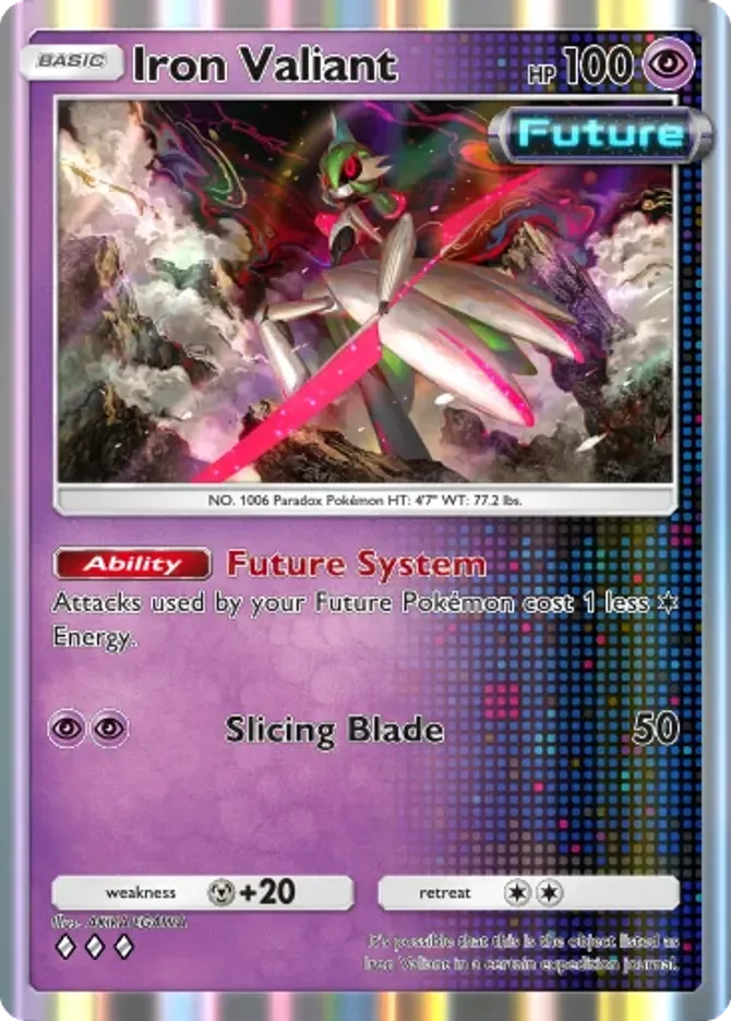 iron valiant pokemon card value Amazon.com: Pokemon - Iron Valiant ex 261/182 - Paradox Rift - Hyper Rare - Gold Foil