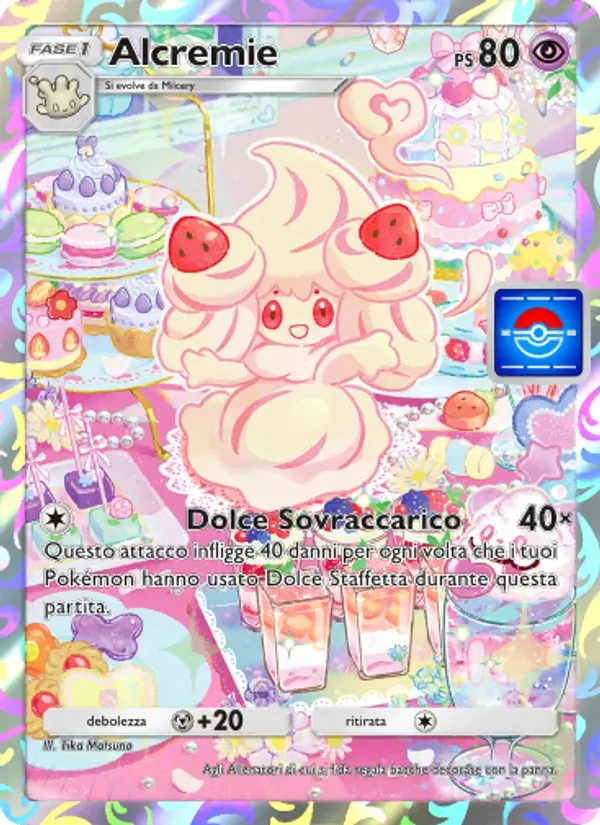 Alcremie card in Italian