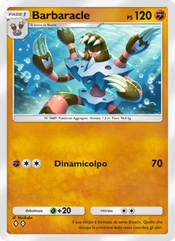 Barbaracle card in Italian