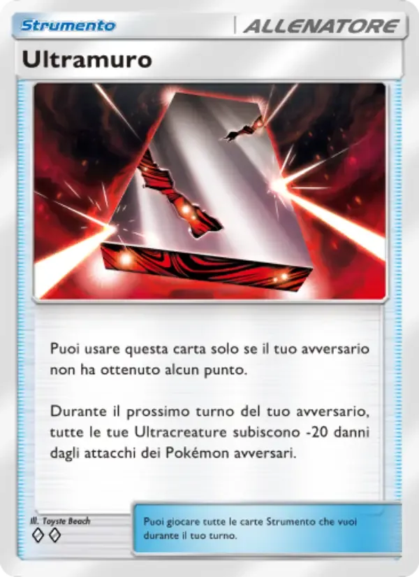 Beast Wall card in Italian