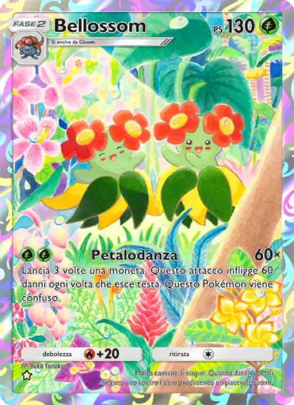Bellossom card in Italian