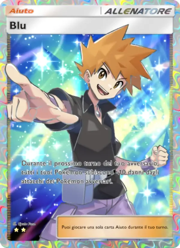 Blue card in Italian