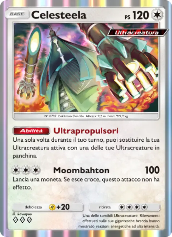 Celesteela card in Italian