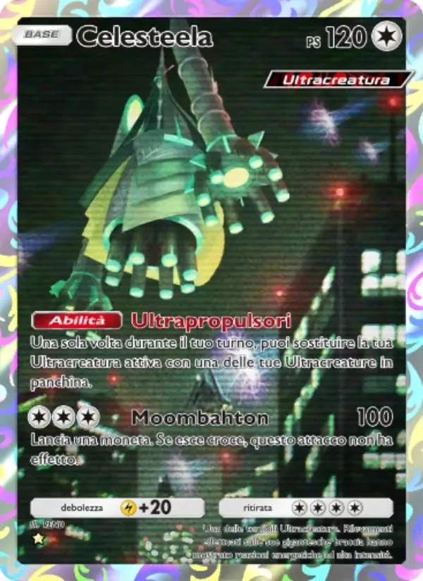 Celesteela card in Italian