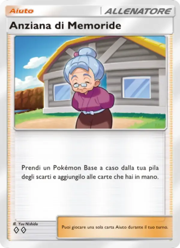 Celestic Town Elder card in Italian