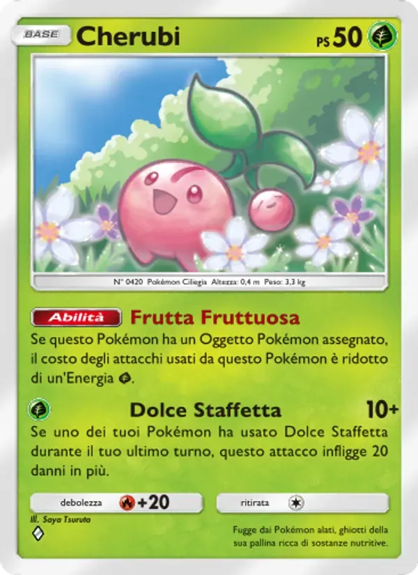 Cherubi card in Italian