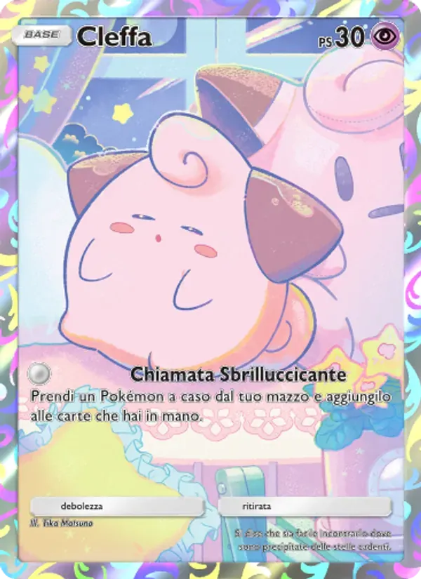 Cleffa card in Italian
