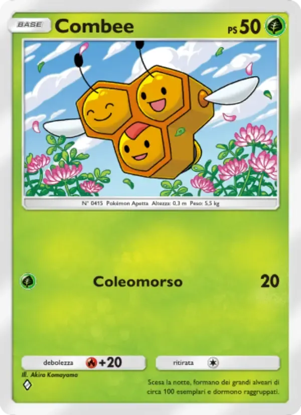 Combee card in Italian