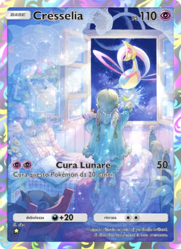 Cresselia card in Italian