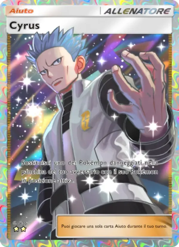 Cyrus card in Italian