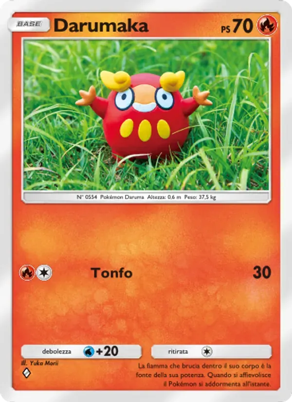 Darumaka card in Italian