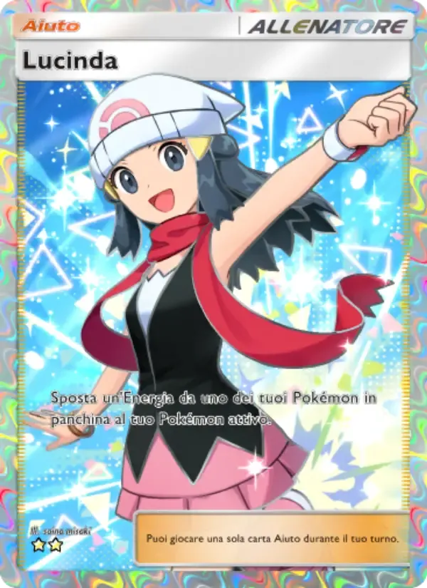 Dawn card in Italian
