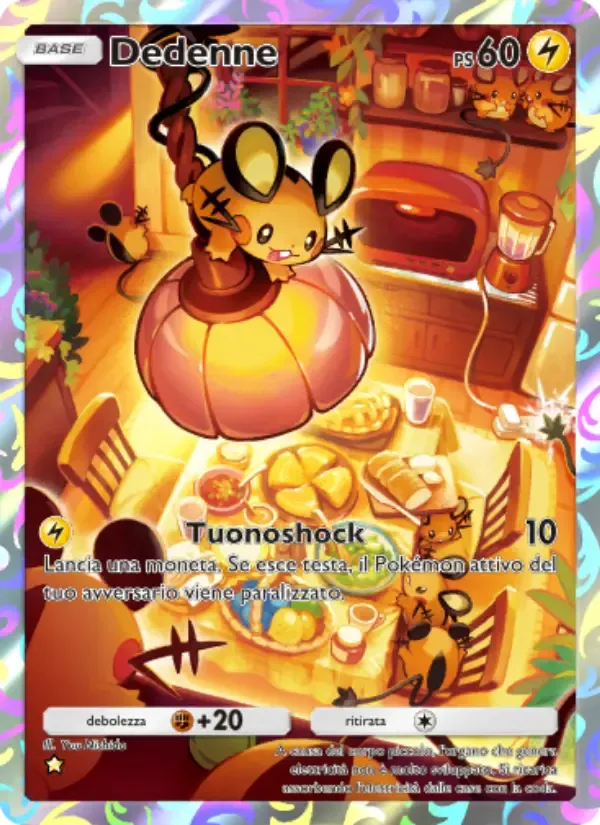 Dedenne card in Italian