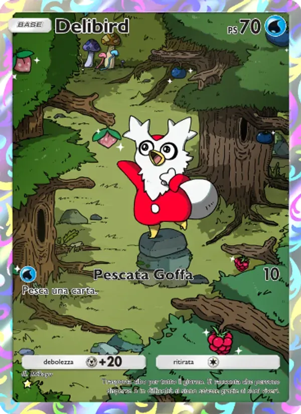 Delibird card in Italian