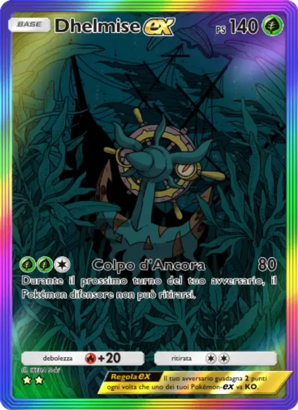 Dhelmise ex card in Italian