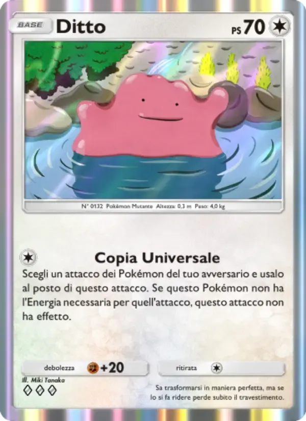 Ditto card in Italian