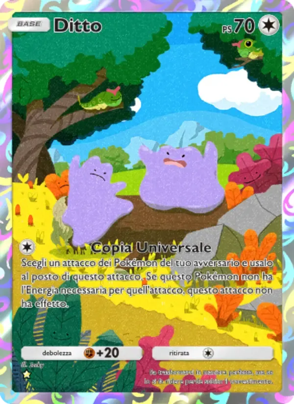Ditto card in Italian