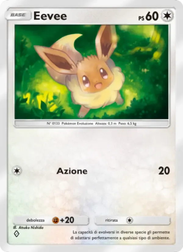Eevee card in Italian