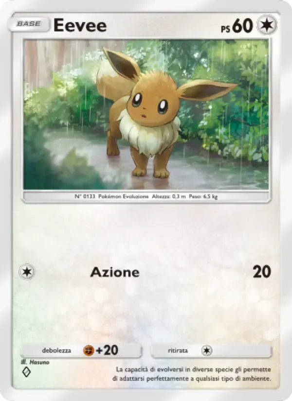 Karta Eevee w języku Włoski