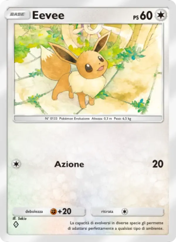 Eevee card in Italian